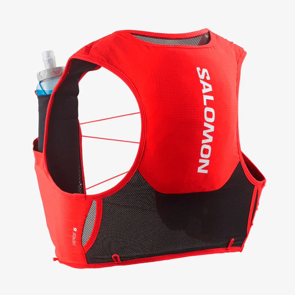 MOCHILA CHALECO SALOMON SENSE PRO 6 - Fiery Red / Black - Imagen 6