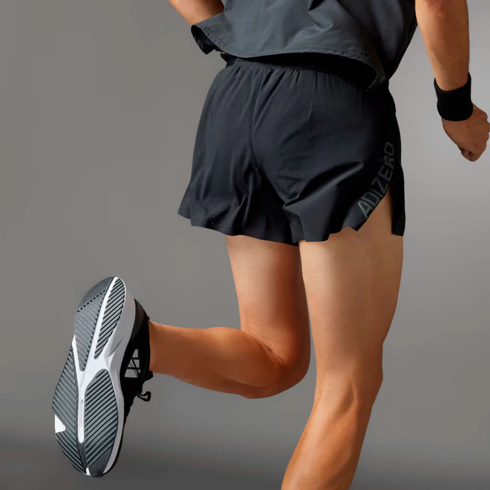 PANTALÓN CORTO ADIDAS ADIZERO SPLIT - Negro - Imagen 3