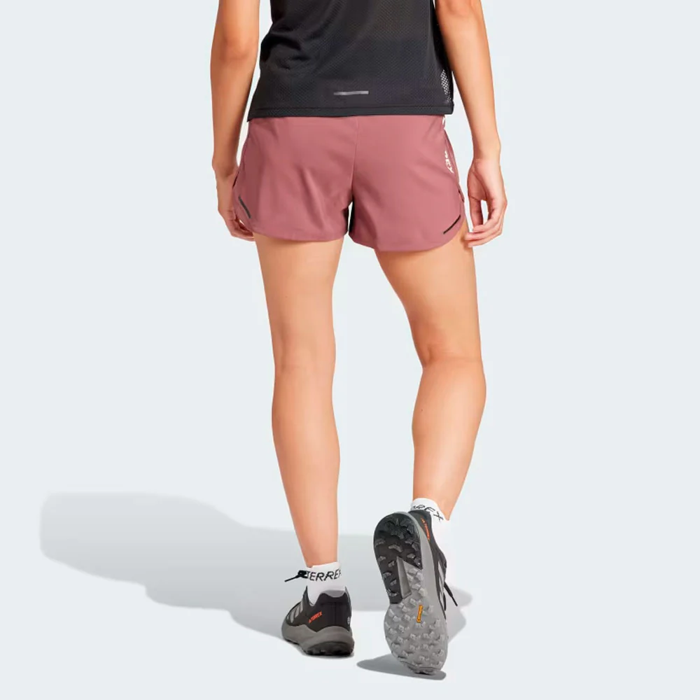 PANTALÓN CORTO ADIDAS TERREX AGRAVIC MUJER - Burgundy - Imagen 6