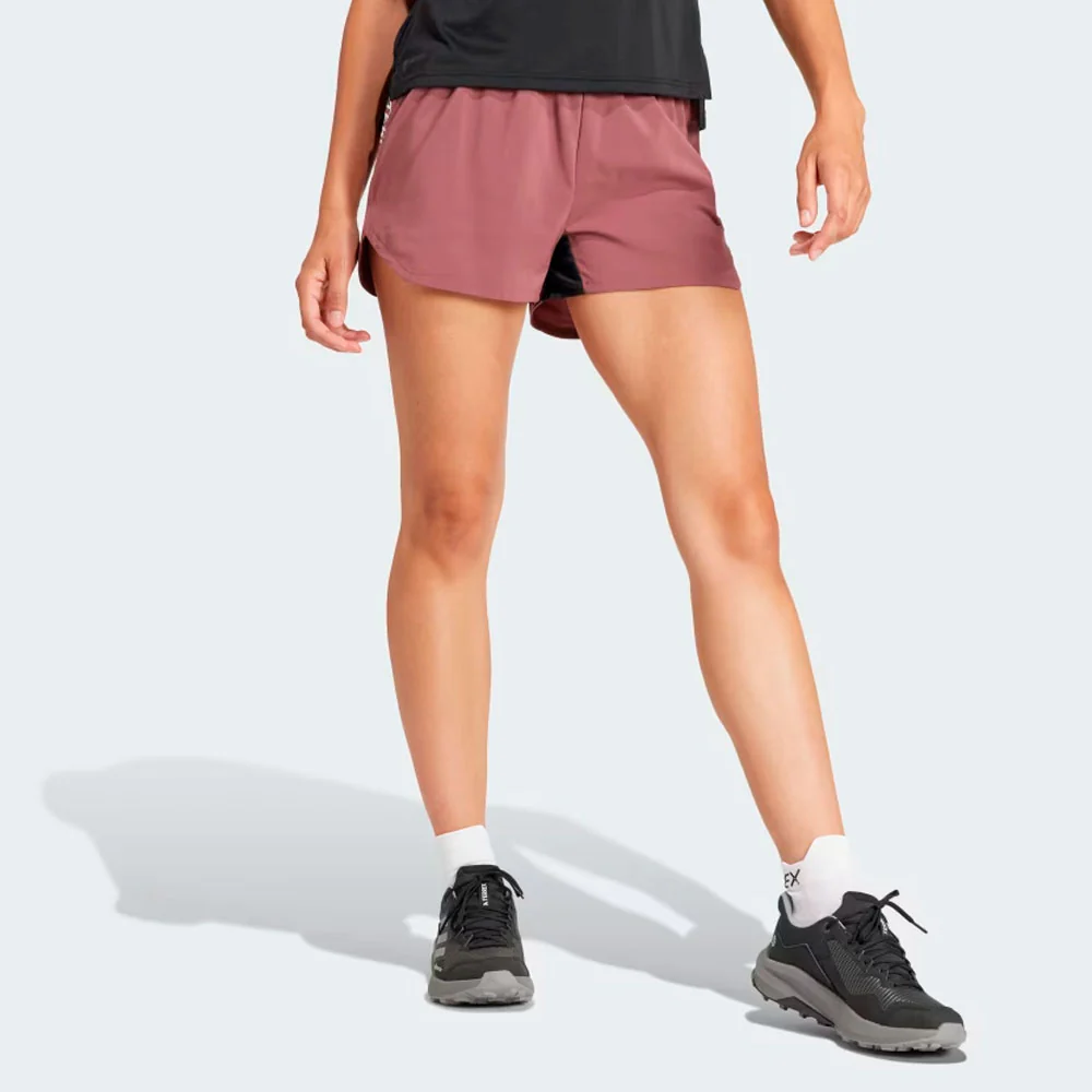 PANTALÓN CORTO ADIDAS TERREX AGRAVIC MUJER - Burgundy - Imagen 7