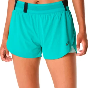 PANTALÓN CORTO ASICS METARUN SPLIT MUJER - Wave Teal