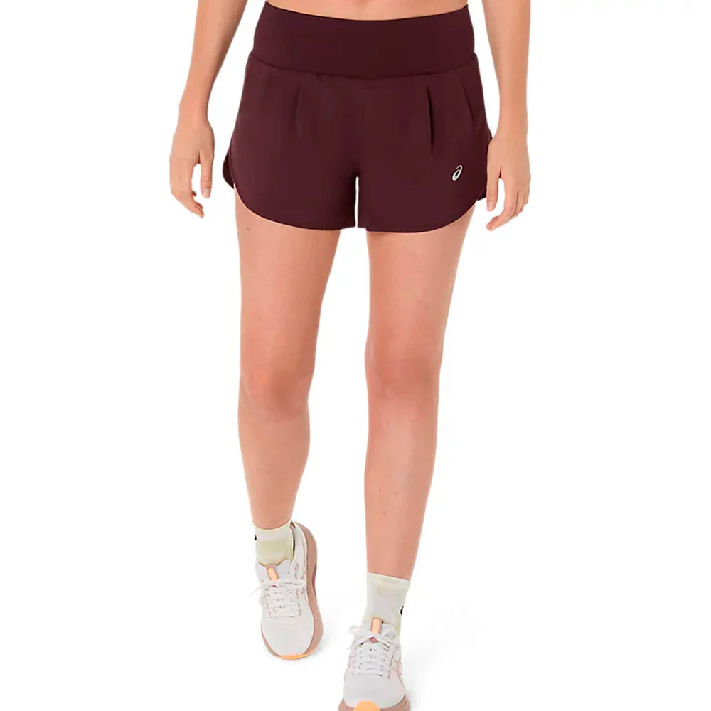 PANTALÓN CORTO ASICS ROAD MUJER - Dark Currant - Imagen 2