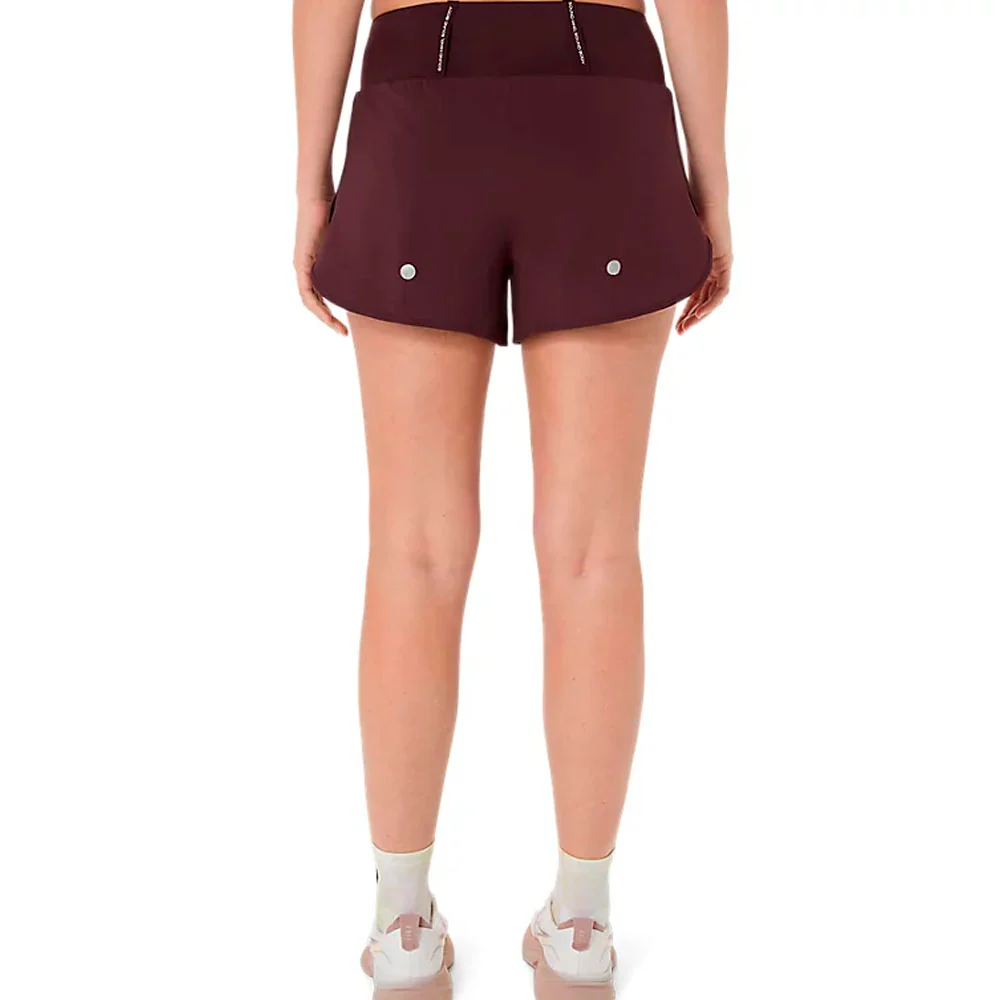 PANTALÓN CORTO ASICS ROAD MUJER - Dark Currant - Imagen 8