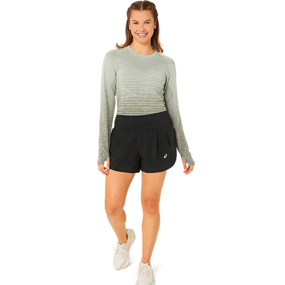 PANTALÓN CORTO ASICS ROAD MUJER - Negro - Imagen 4