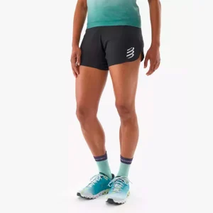 PANTALÓN CORTO COMPRESSPORT PERFORMANCE MUJER - Black