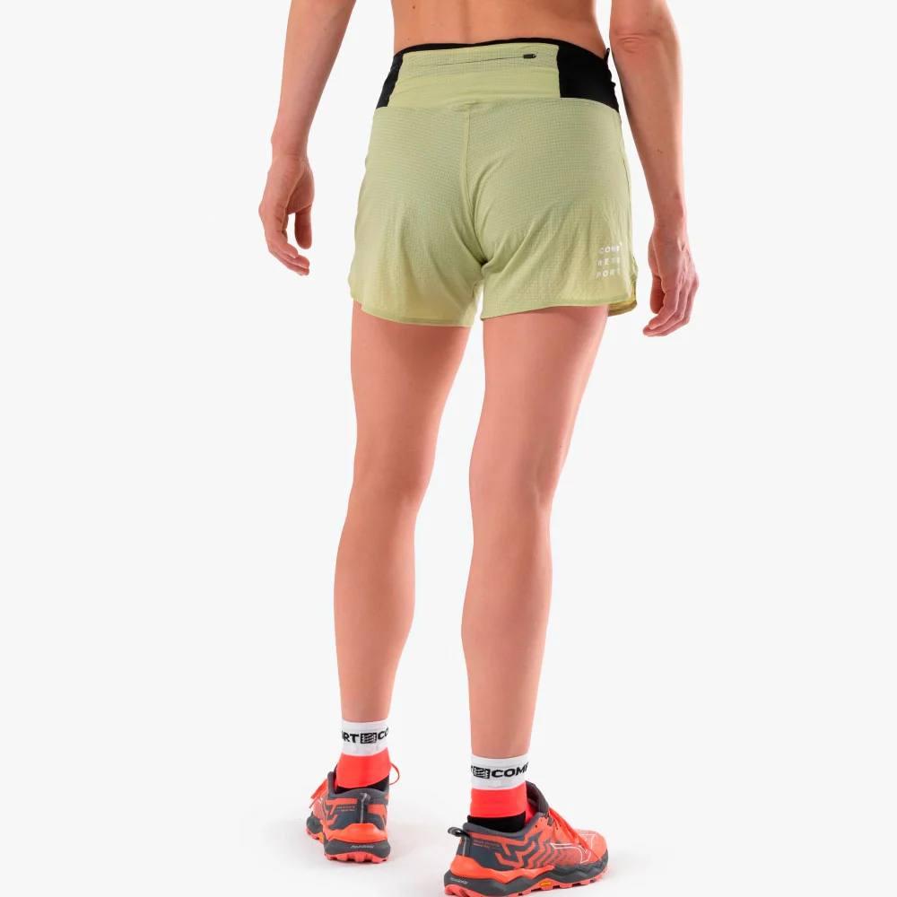 PANTALÓN CORTO COMPRESSPORT TRAIL RACING MUJER - Nile - Imagen 3