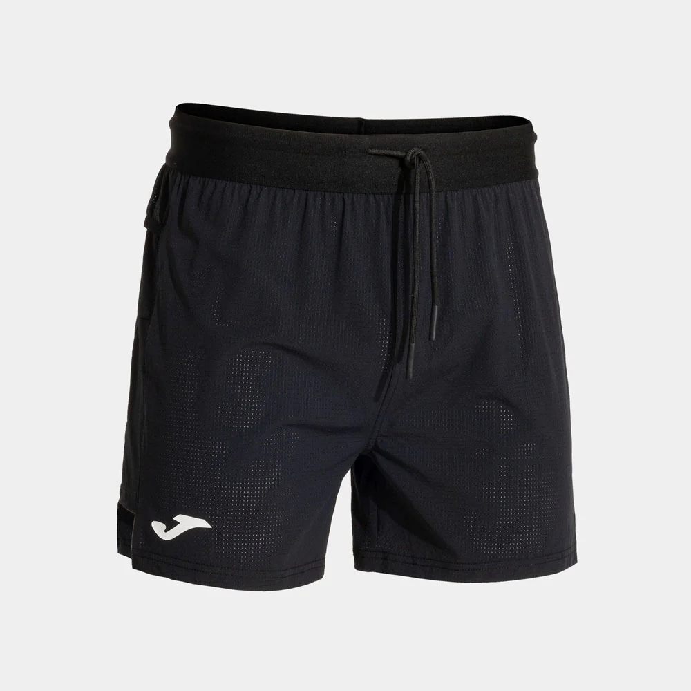 PANTALÓN CORTO JOMA R-CITY OZONE NEGRO