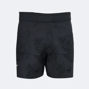 PANTALÓN CORTO JOMA R-NIGHT CON CINTURÓN - Negro