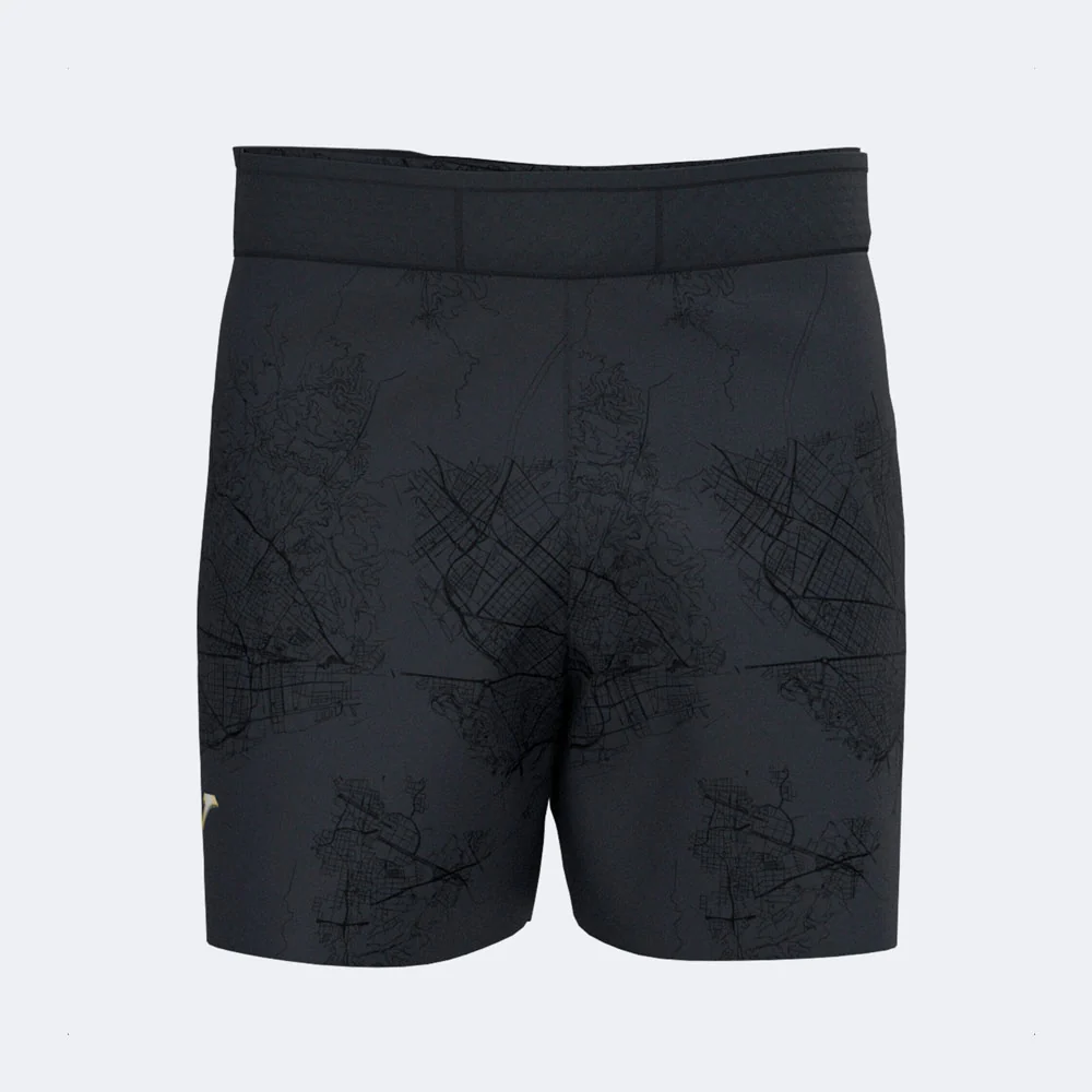 PANTALÓN CORTO JOMA R-NIGHT CON CINTURÓN - Negro - Imagen 2