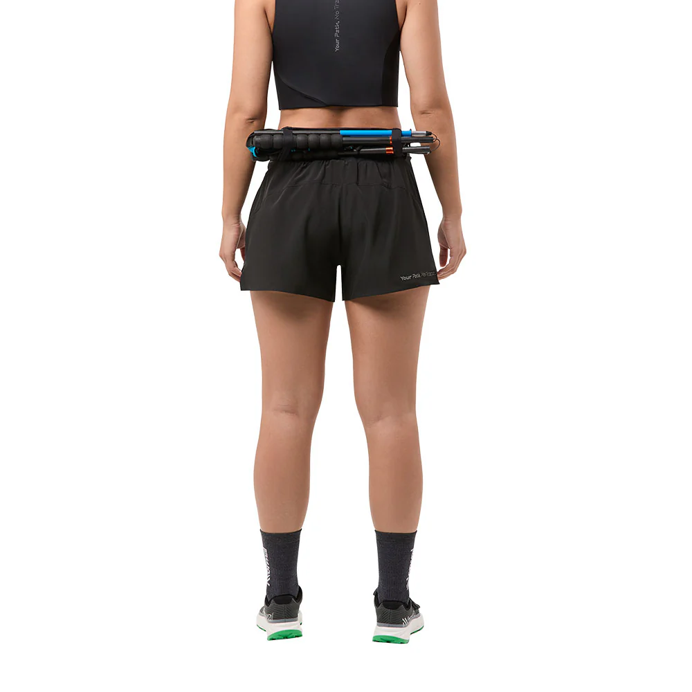 PANTALÓN CORTO NNORMAL RACE MUJER 2024 - Negro - Imagen 6