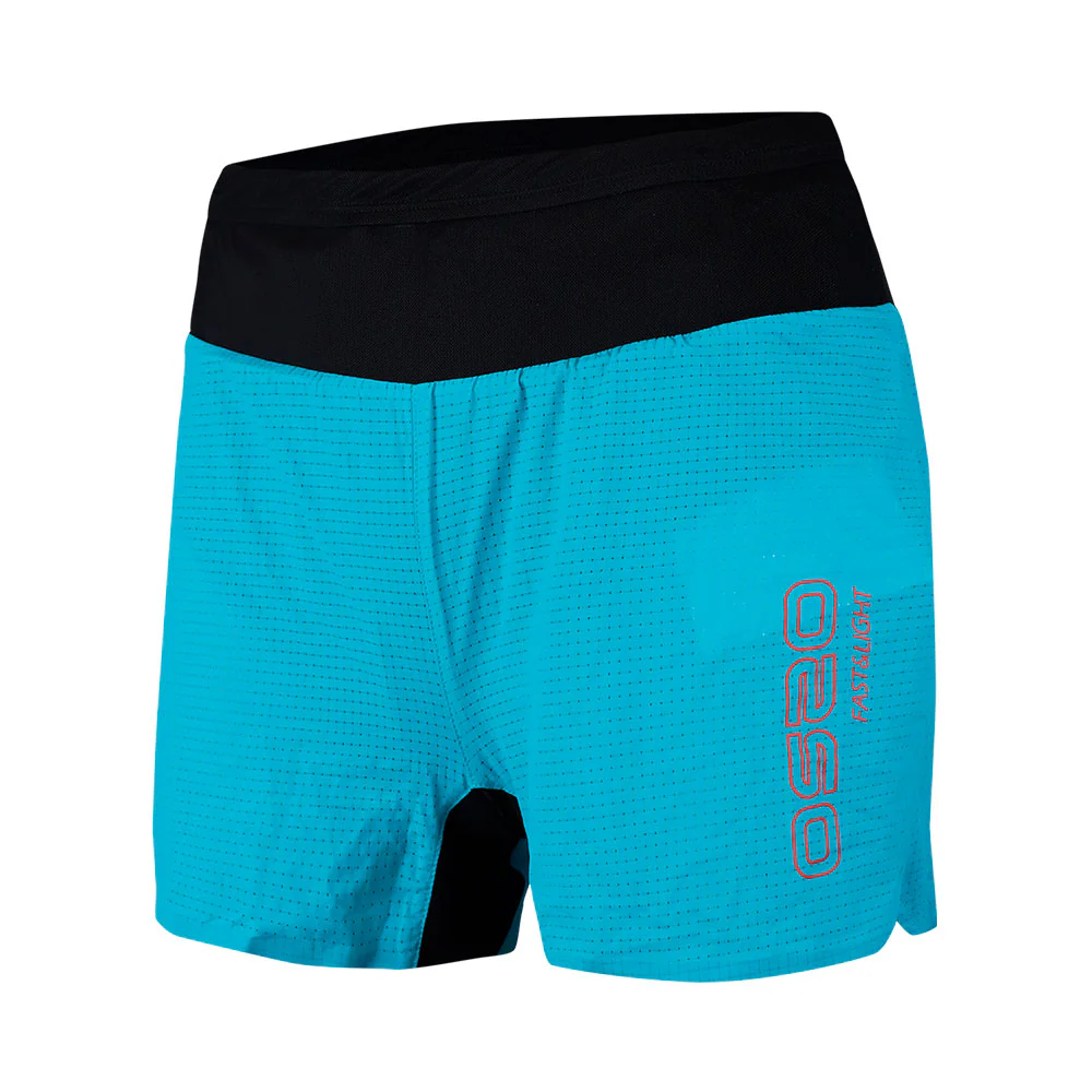 PANTALÓN CORTO OS2O FAST&LIGHT BELT GRID MUJER - Bluebird - Imagen 2