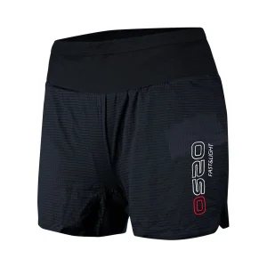 PANTALÓN CORTO OS2O FAST&LIGHT BELT GRID MUJER - Negro