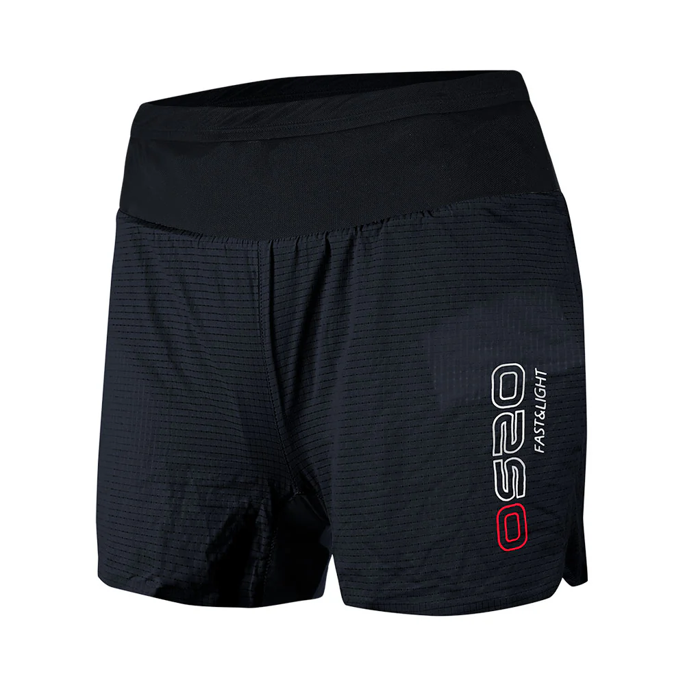 PANTALÓN CORTO OS2O FAST&LIGHT BELT GRID MUJER - Negro