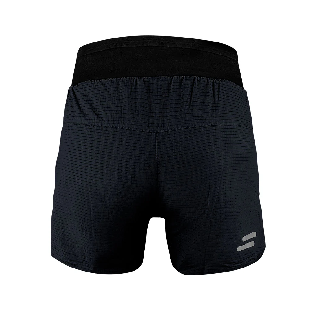 PANTALÓN CORTO OS2O FAST&LIGHT BELT GRID MUJER - Negro - Imagen 3