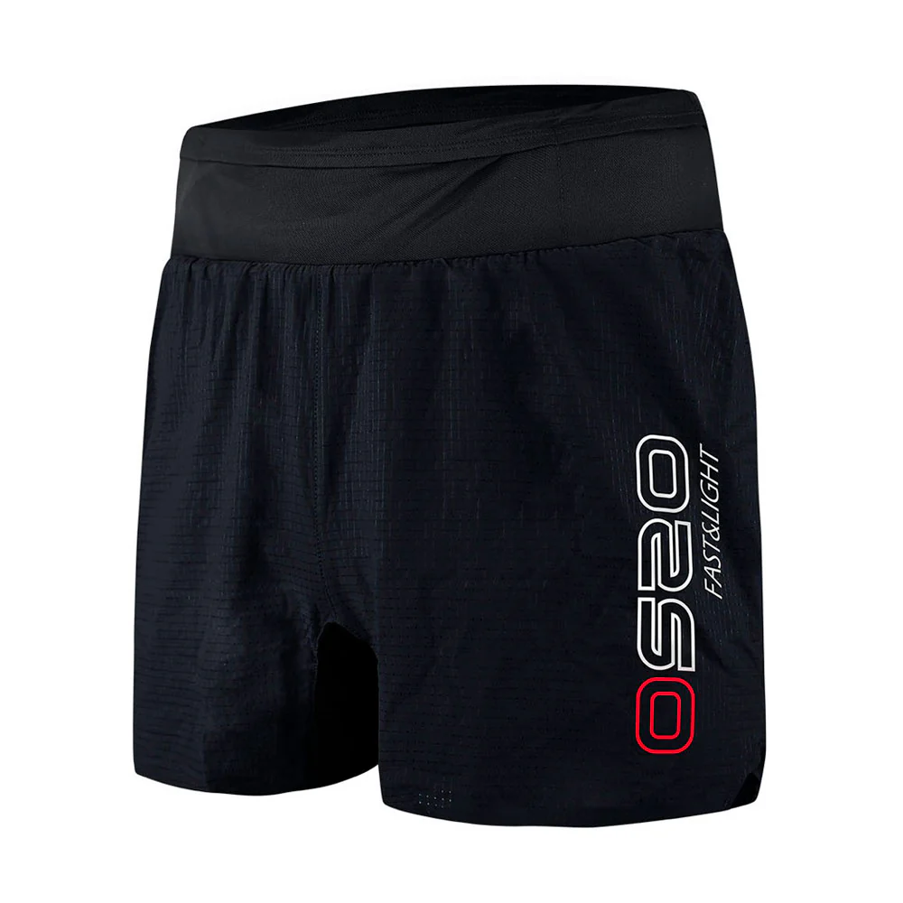 PANTALÓN CORTO OS2O FAST&LIGHT BELT GRID - Negro