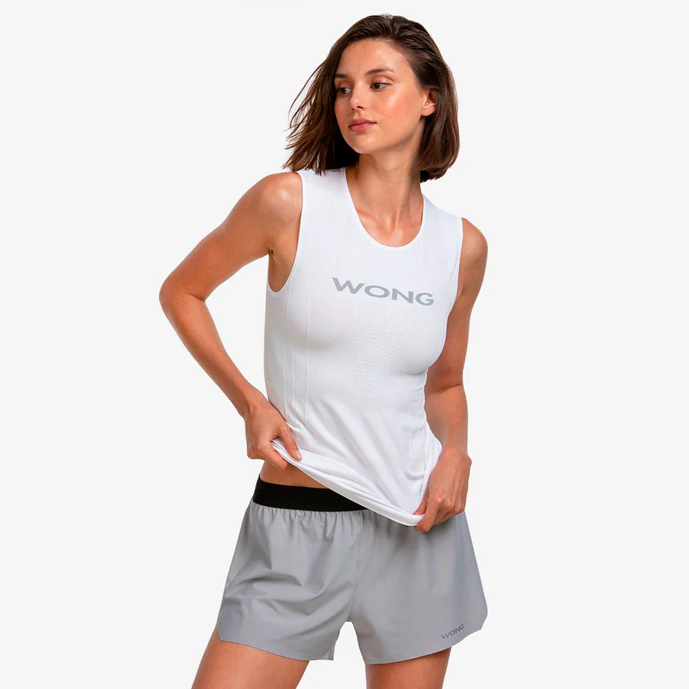 PANTALÓN CORTO WONG PEGASUS MUJER - Gris Claro - Imagen 4