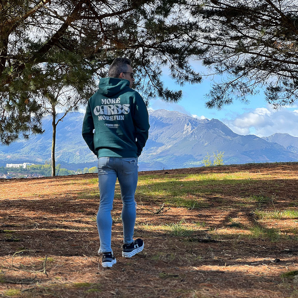 SUDADERA FIND YOUR EVEREST - MORE CARBS MORE FUN - Mori - Imagen 7