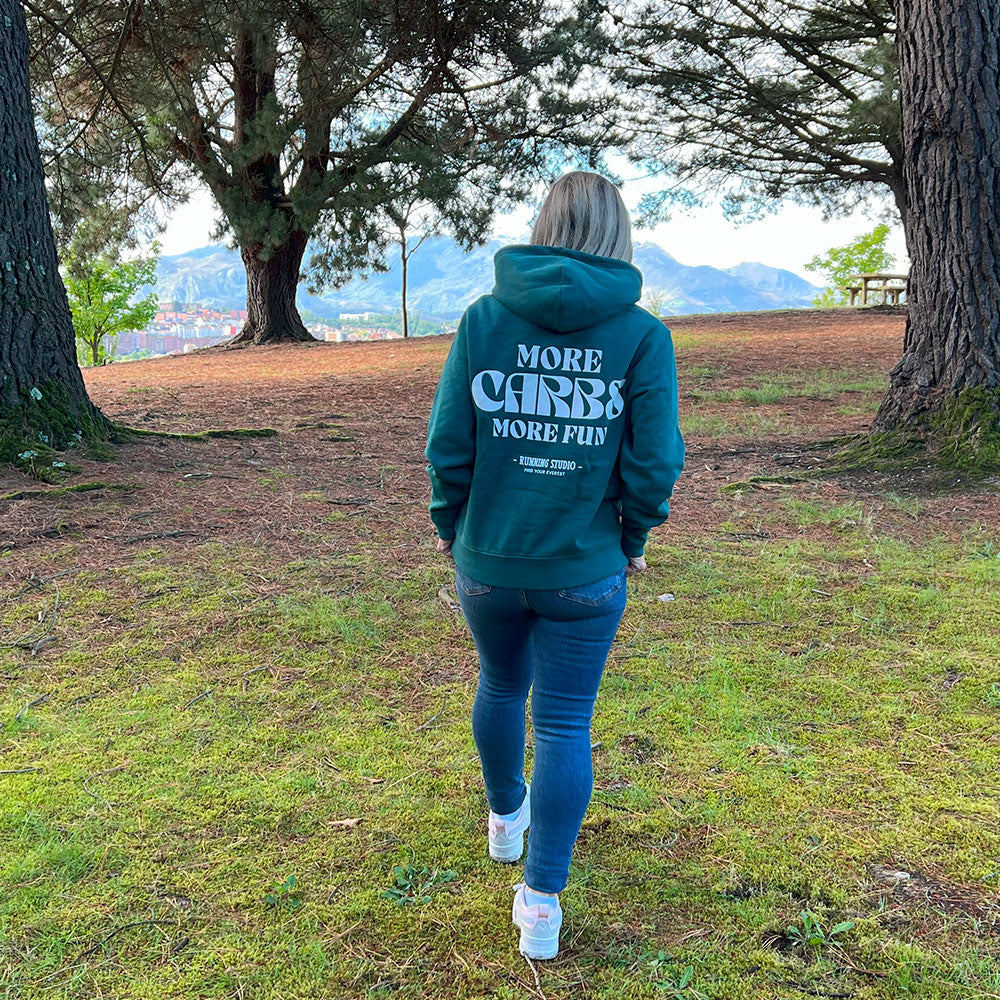 SUDADERA FIND YOUR EVEREST - MORE CARBS MORE FUN - Mori - Imagen 6