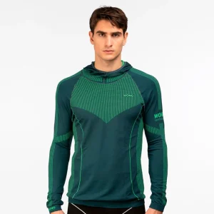 SUDADERA WONG CAM - Verde petróleo