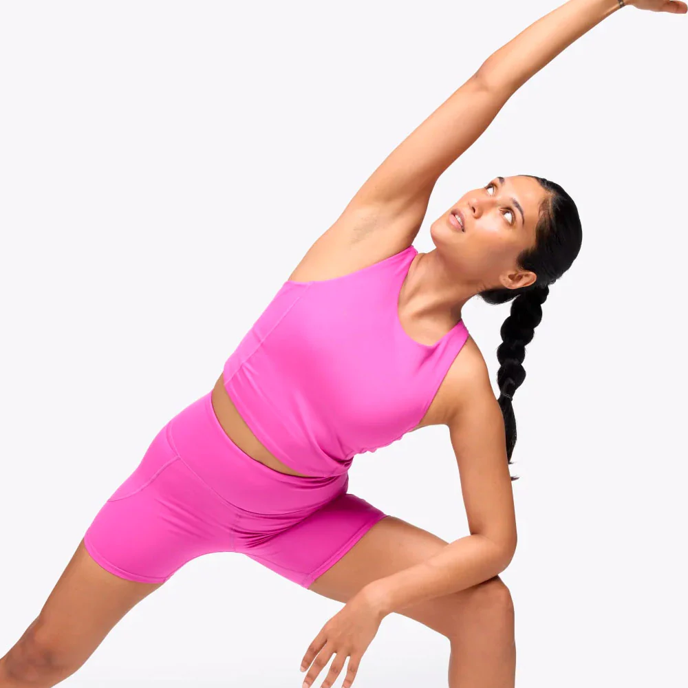 SUJETADOR DEPORTIVO HOKA ELARO - Fucsia - Imagen 4