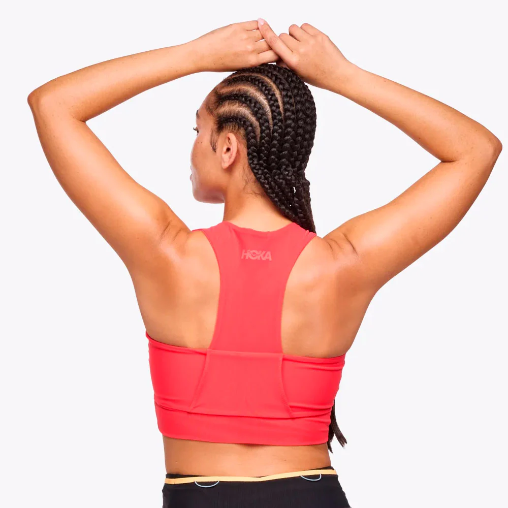 SUJETADOR DEPORTIVO HOKA RACE DAY - Cerise - Imagen 3
