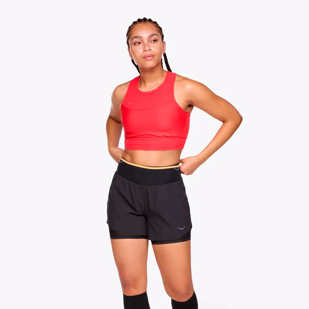 SUJETADOR DEPORTIVO HOKA RACE DAY - Cerise - Imagen 6