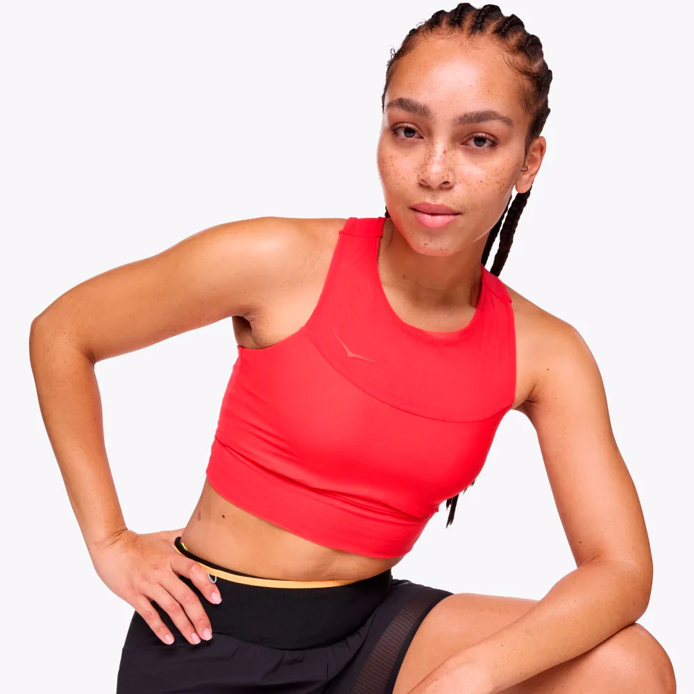 SUJETADOR DEPORTIVO HOKA RACE DAY - Cerise - Imagen 5