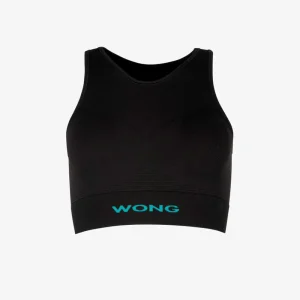 TOP WONG VIK - Negro / Turquesa