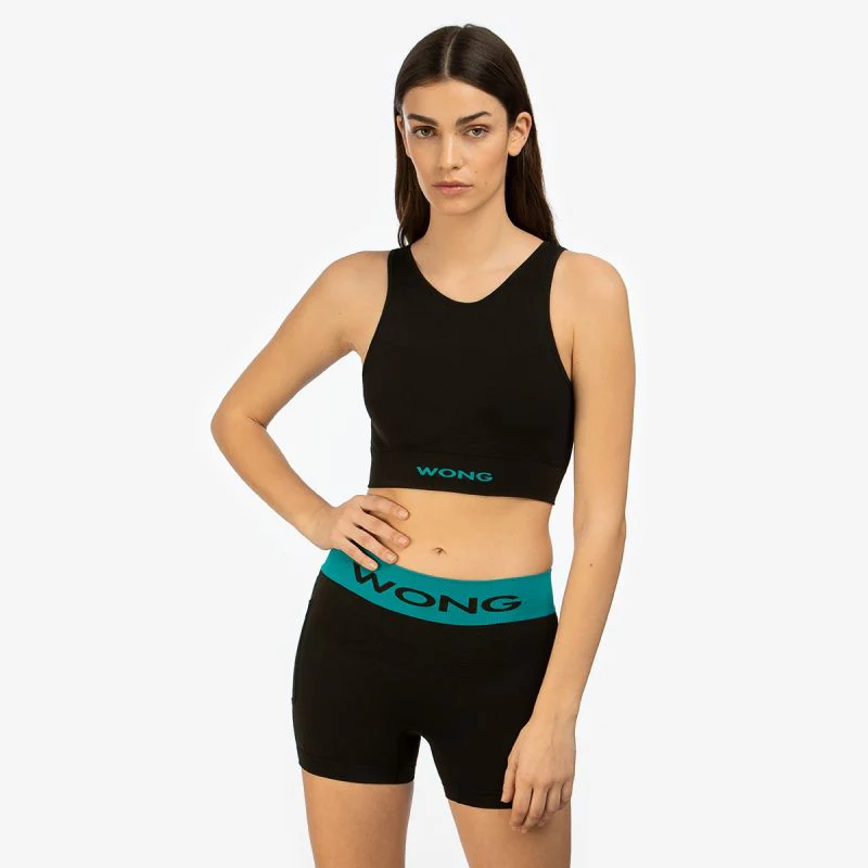 TOP WONG VIK - Negro / Turquesa - Imagen 4