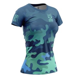 CAMISETA OTSO MUJER - Camo Blue